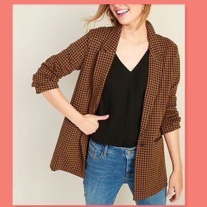 Old Navy boyfriend jacquard blazer (S)